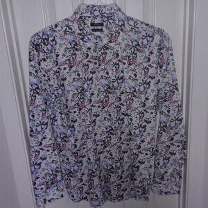 RW&Co. floral men's long sleeve, button down shirt